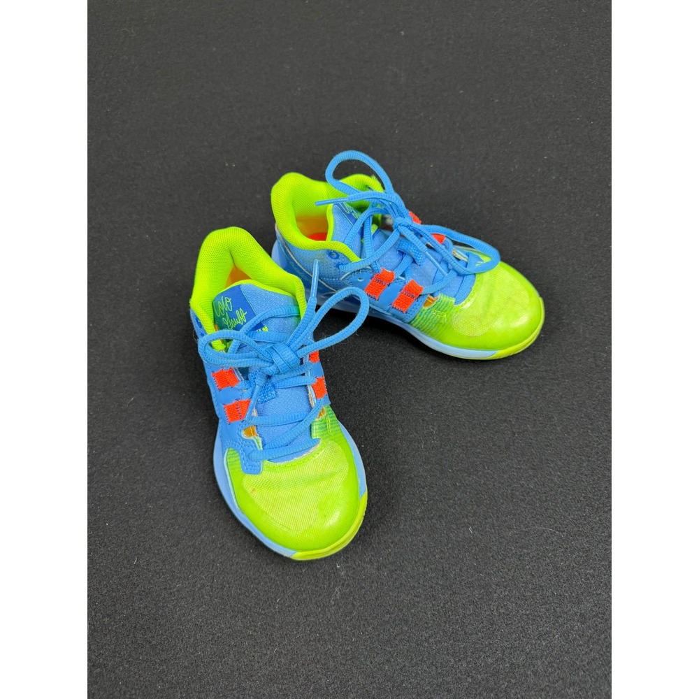 New Balance Coco Gauff CG1 Kids Blue Lime Green Tennis Shoes Little Kids Size 11